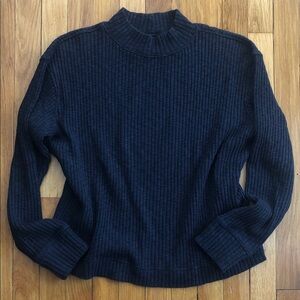 Everlane Black Ribbed FANTASTIC Sweater LIKE NEW SALE ITEM Med